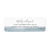 eb | Retouradres kustvaart Waterverf Etiket (Voorkant)