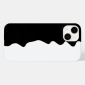 EBack en Wit Case-Mate iPhone Case (Achterkant (horizontaal))