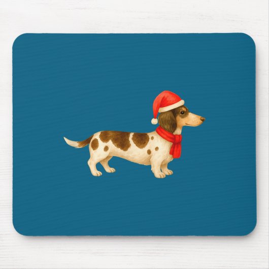 Ebald Christmas Dachshund E Funny Doxie Dog Mom  Muismat (Voorkant)