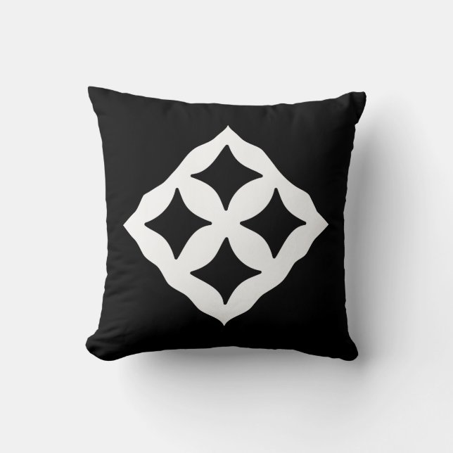 Eban | Adinkra-symbool van liefde, veiligheid, bes Kussen (Voorkant)