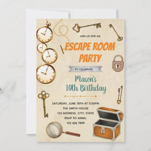 eBay-verjaardagsuitnodiging Kaart (Voorkant)