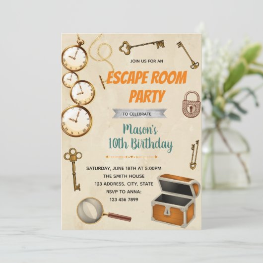  eBay-verjaardagsuitnodiging Kaart (Staand voorkant)