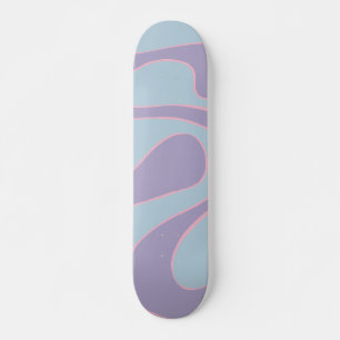 Ebb and Flow 2 in Roze, Lila, en Blauw Persoonlijk Skateboard