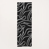 Ebb and Flow 2 - Zwart op wit Set Yogamat (Achterkant)