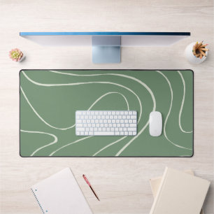 Ebb en Flow 2 in groen Bureaumat