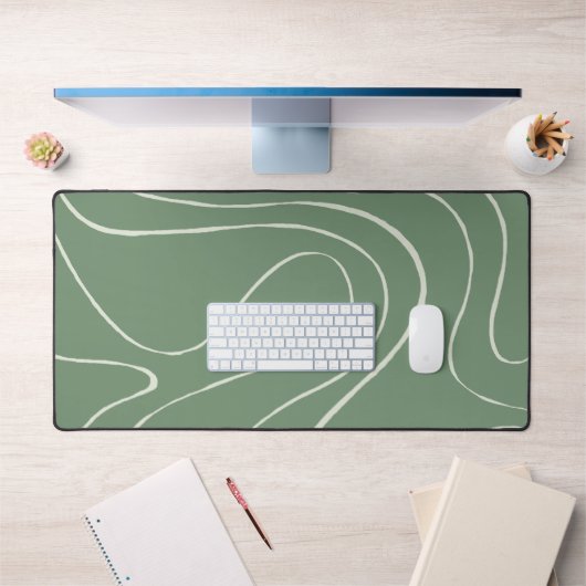 Ebb en Flow 2 in groen Bureaumat (Kantoor 1)