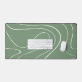 Ebb en Flow 2 in groen Bureaumat (Keyboard & Muis)
