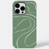 Ebb en Flow 2 in groen Case-Mate iPhone Case (Achterkant)