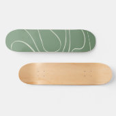 Ebb en Flow 2 in groen Persoonlijk Skateboard (Horizontaal)