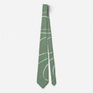 Ebb en Flow 2 in groen Stropdas