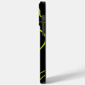 Ebb en Flow 2 in Lime Green en Black Case-Mate iPhone Case (Achterkant / Links)