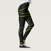 Ebb en Flow 2 in Lime Green en Black Leggings (Rechts)