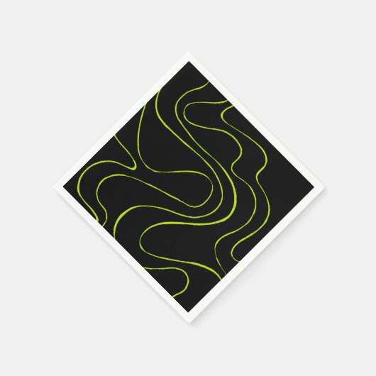 Ebb en Flow 2 in Lime Green en Black Servet (Hoek)