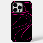 Ebb en Flow 2 - Magenta en Zwart Case-Mate iPhone Case (Achterkant)