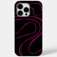 Ebb en Flow 2 - Magenta en Zwart