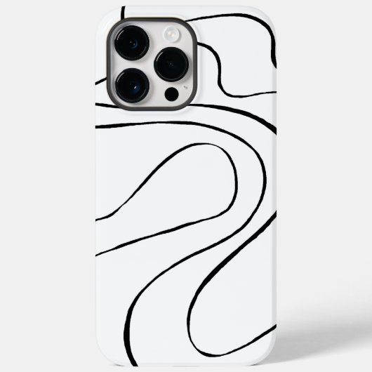 Ebb en Flow 2 - zwart en wit Case-Mate iPhone Case (Achterkant)