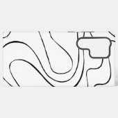 Ebb en Flow 2 - zwart en wit Samsung Galaxy Hoesje (Achterkant horizontaal)