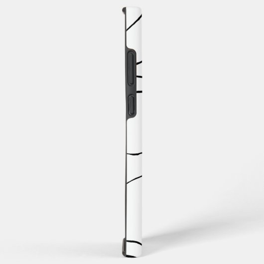 Ebb en Flow 2 - zwart en wit Samsung Galaxy Hoesje (Rechterkant)