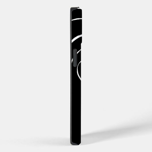 Ebb en Flow 2 - zwart op wit Case-Mate iPhone Case (Achterkant / Rechts)