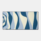 Ebb en Flow 4 - Donkerblauw, Lichtblauw en Crème Bureaumat (Voorkant)