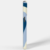 Ebb en Flow 4 - Donkerblauw, Lichtblauw en Crème Case-Mate iPhone Case (Achterkant / Rechts)