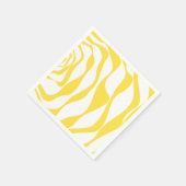 Ebb en Flow 4 in citroengeel en wit Servet (Hoek)