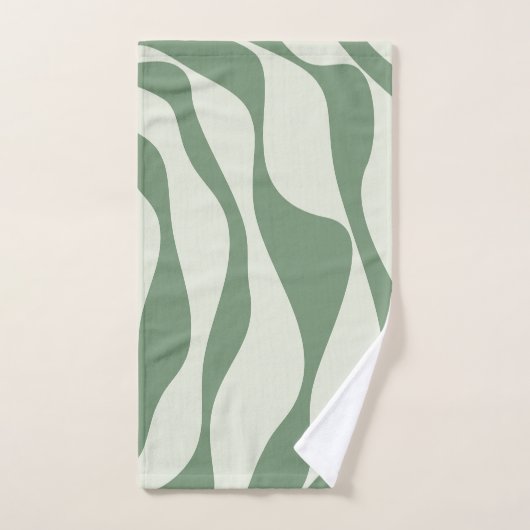 Ebb en Flow 4 in groen Bad Handdoek (Handdoek)
