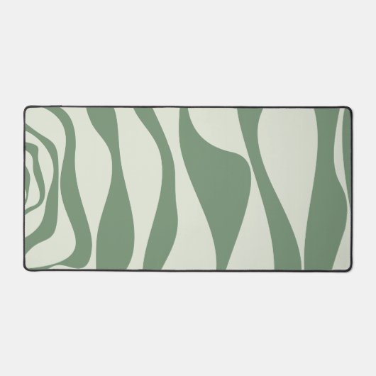 Ebb en Flow 4 in groen Bureaumat (Voorkant)