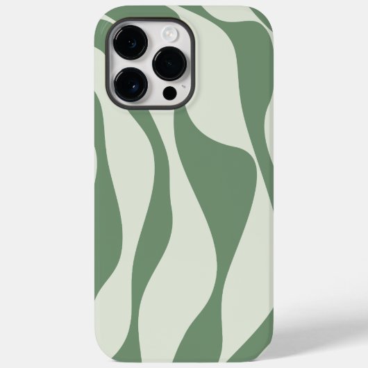 Ebb en Flow 4 in groen Case-Mate iPhone Case (Achterkant)