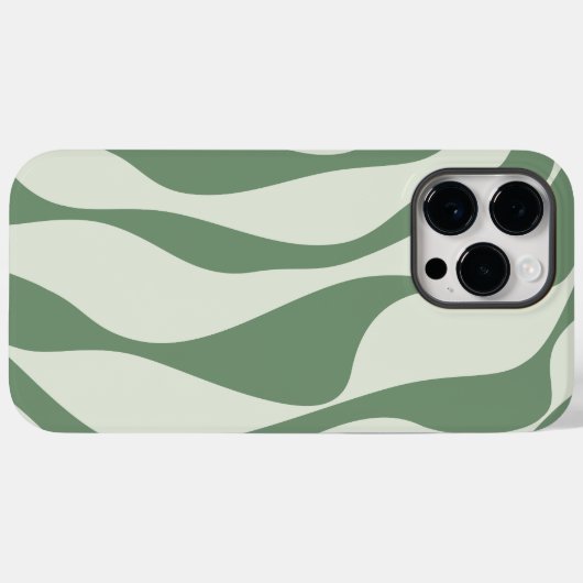 Ebb en Flow 4 in groen Case-Mate iPhone Case (Achterkant (horizontaal))