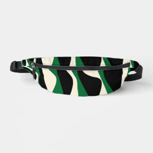 Ebb en Flow 4 in groen, crème en zwart Heuptasje