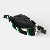 Ebb en Flow 4 in groen, crème en zwart Heuptasje (Open)