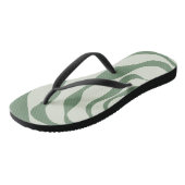 Ebb en Flow 4 in groen Teenslippers (Schuin)