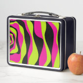 Ebb en Flow 4 in Lime Green, Hot Pink en Black (In situ)