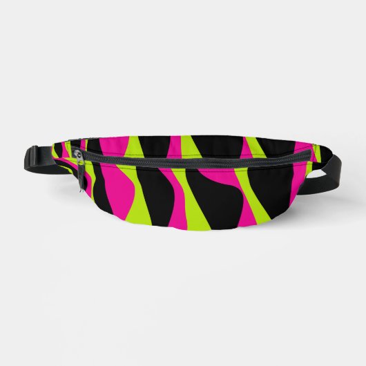 Ebb en Flow 4 in Lime Green, Hot Pink en Black Heuptasje (Voorkant)