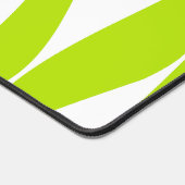 Ebb en Flow 4 in Lime Groen en Wit Bureaumat (Hoek)