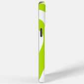 Ebb en Flow 4 in Lime Groen en Wit Case-Mate iPhone Case (Achterkant / Rechts)