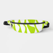 Ebb en Flow 4 in Lime Groen en Wit Heuptasje (Voorkant)