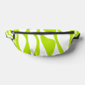 Ebb en Flow 4 in Lime Groen en Wit Heuptasje (Liggend)