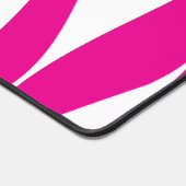 Ebb en Flow 4 in Magenta en Wit Bureaumat (Hoek)