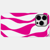 Ebb en Flow 4 in Magenta en Wit Case-Mate iPhone Case (Achterkant (horizontaal))