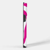 Ebb en Flow 4 in Magenta en Wit iPhone Hoesje (Rechterkant)