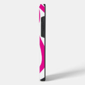 Ebb en Flow 4 in Magenta en Wit iPhone Hoesje (Linkerkant)