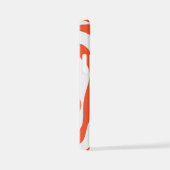 Ebb en Flow 4 in Sinaasappel en wit iPhone Hoesje (Rechterkant)