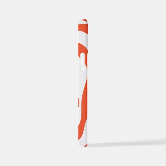 Ebb en Flow 4 in Sinaasappel en wit iPhone Hoesje (Rechterkant)