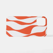 Ebb en Flow 4 in Sinaasappel en wit iPhone Hoesje (Achterkant horizontaal)