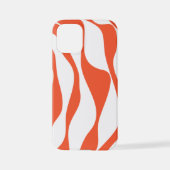 Ebb en Flow 4 in Sinaasappel en wit iPhone Hoesje (Achterkant)