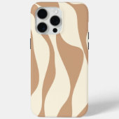 Ebb en Flow 4 in Tan en Cream Case-Mate iPhone Case (Achterkant)