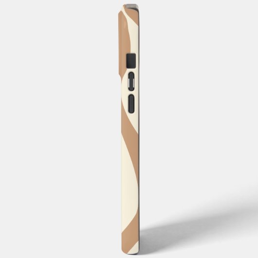 Ebb en Flow 4 in Tan en Cream Case-Mate iPhone Case (Achterkant / Links)