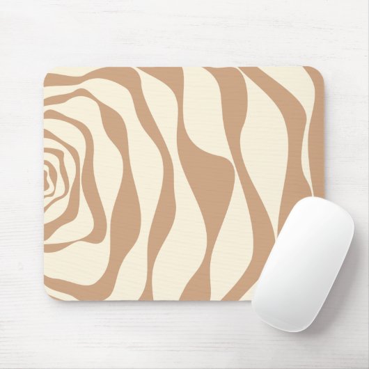 Ebb en Flow 4 in Tan en Cream Muismat (Met muis)